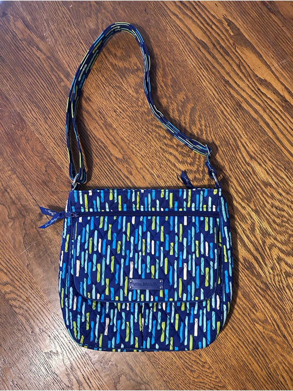 Vera Bradley Blue Patterned Crossbody Bag